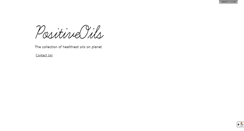 Desktop Screenshot of positiveoils.com